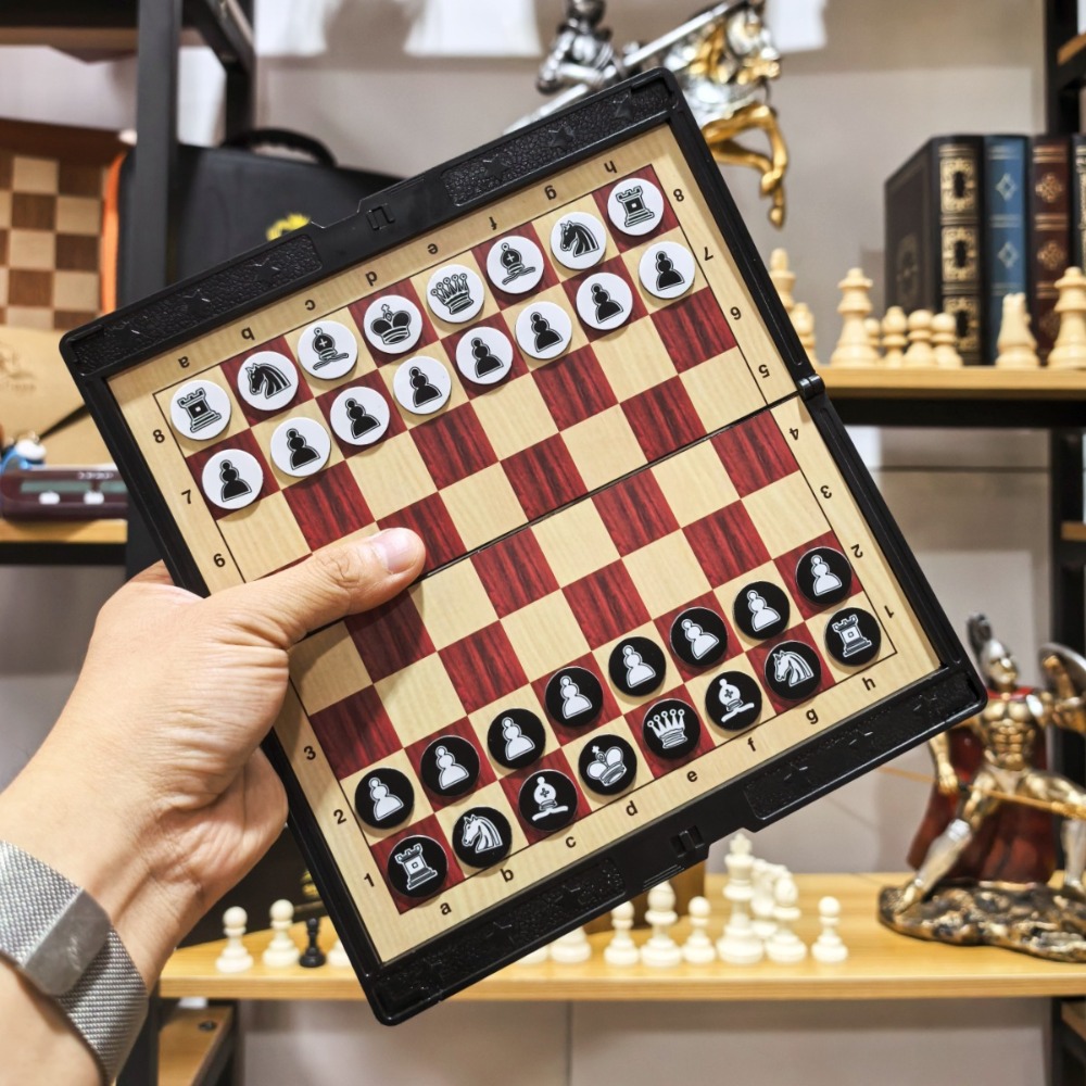 Board Game Cafe - Mini Chess Set with Folding Magnetic