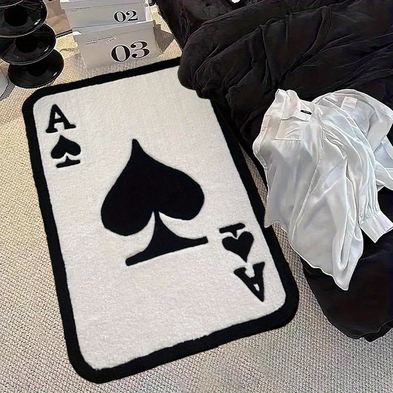 Board Game Vintage - Ace Spade Poker Card Shaggy Flannel