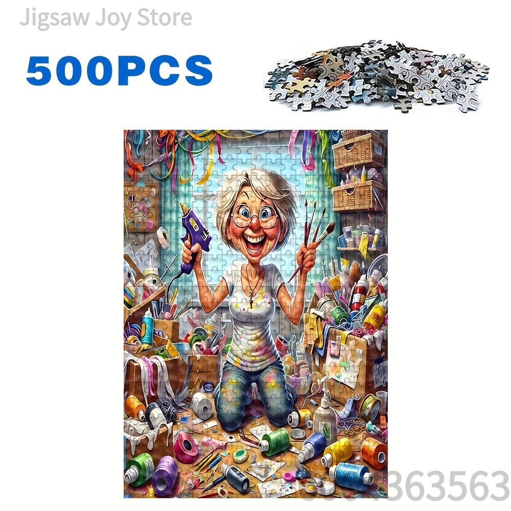 Funny Grandma & Cat Lady Jigsa - đánh giá và giá Jigsaw Puzzle Adult