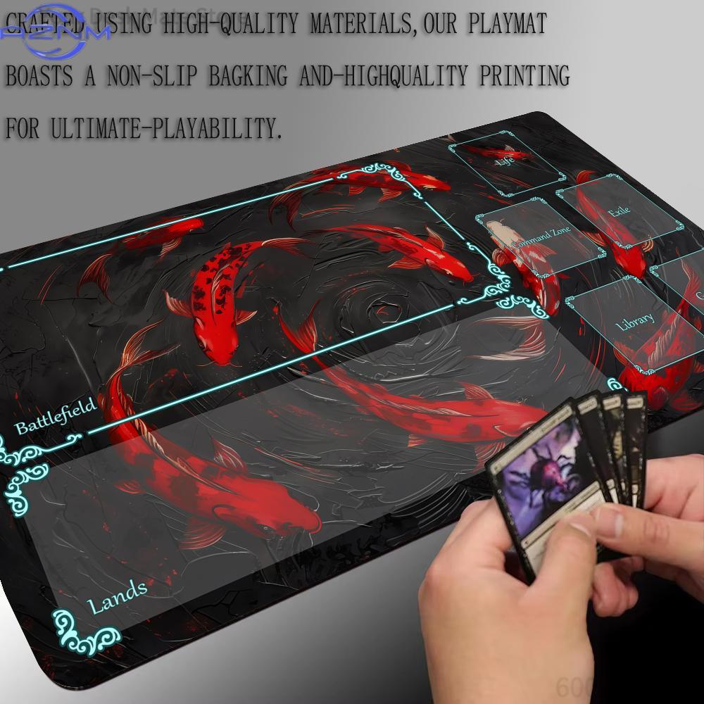 Art Aesthetic Koi Fish Pattern - đánh giá và giá Play Mat Neoprene