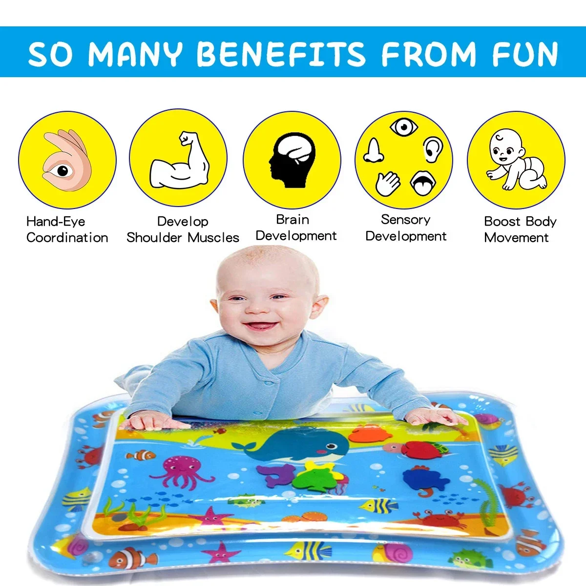 Summer Inflatable Water Mat PV - đánh giá và giá Play Mat Neoprene