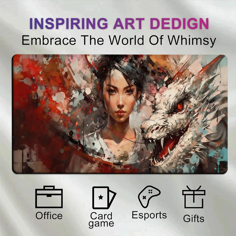 Abstract Oil Painting Oriental - đánh giá và giá Play Mat Neoprene