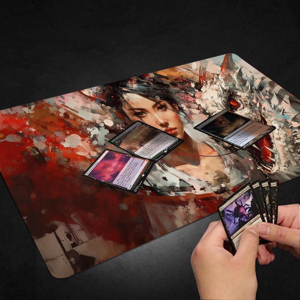 Abstract Oil Painting Oriental - đánh giá và giá Play Mat Neoprene