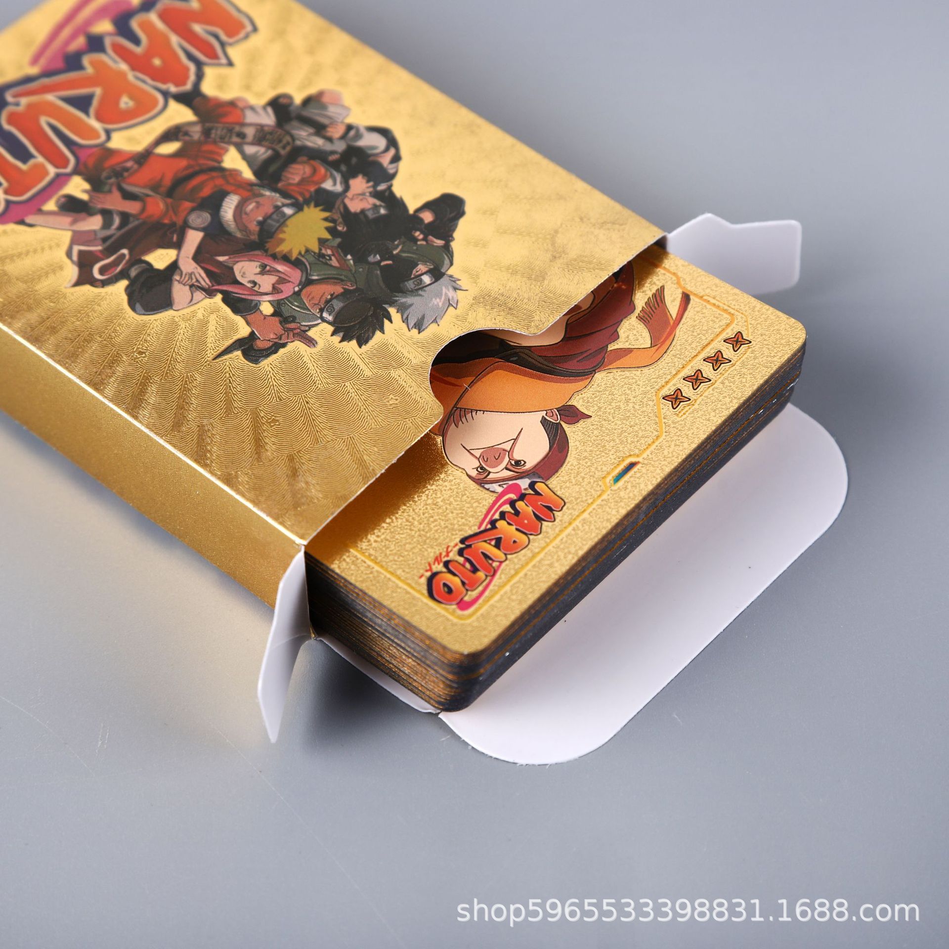 55pcs Naruto Card Gold English - đánh giá và giá Board Game Naruto