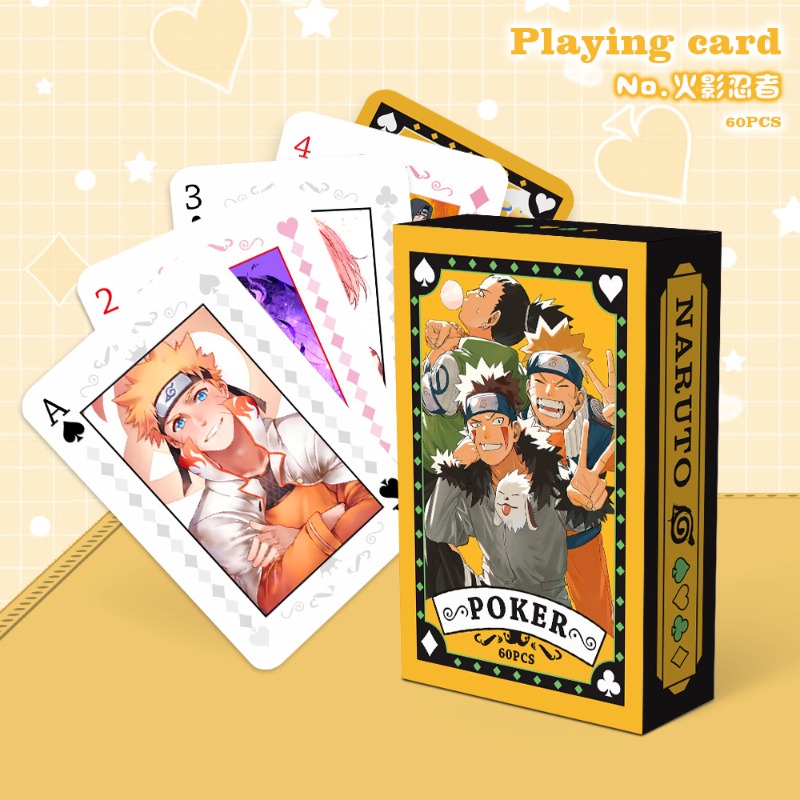 New cartoon coated paper playi - đánh giá và giá Board Game Naruto