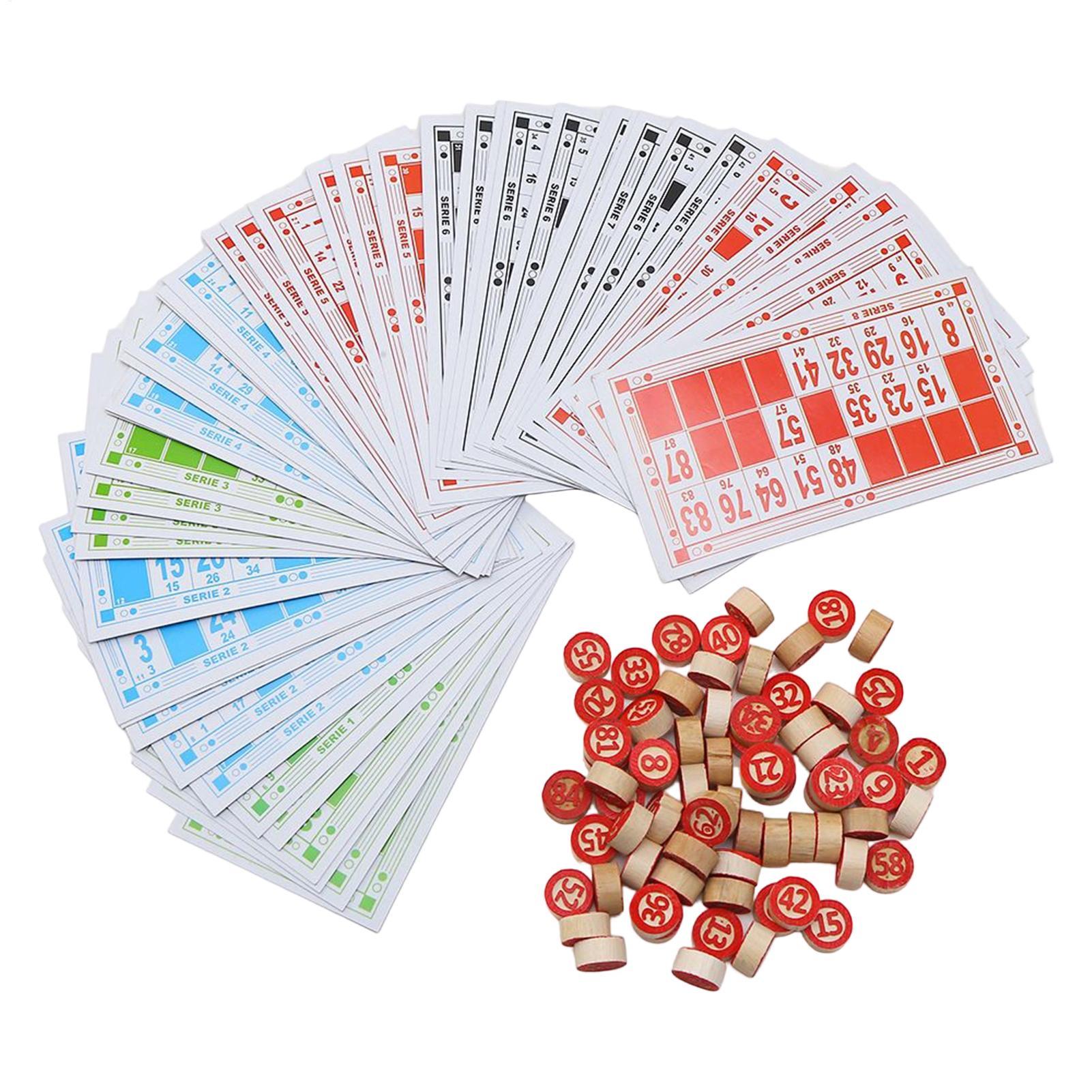 Vintage Wooden Bingo Game Set  - đánh giá và giá Board Game Vintage