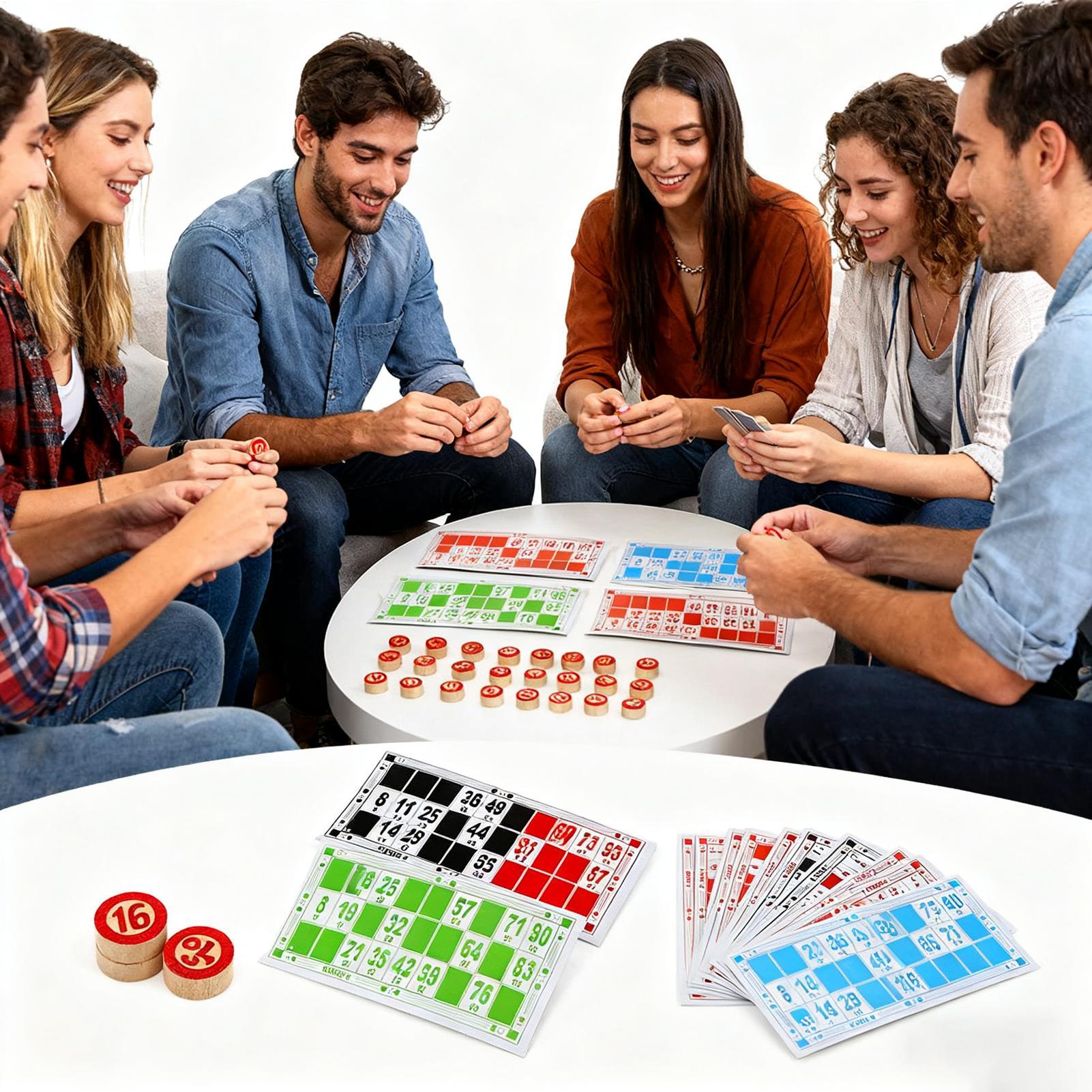 Vintage Wooden Bingo Game Set  - đánh giá và giá Board Game Vintage