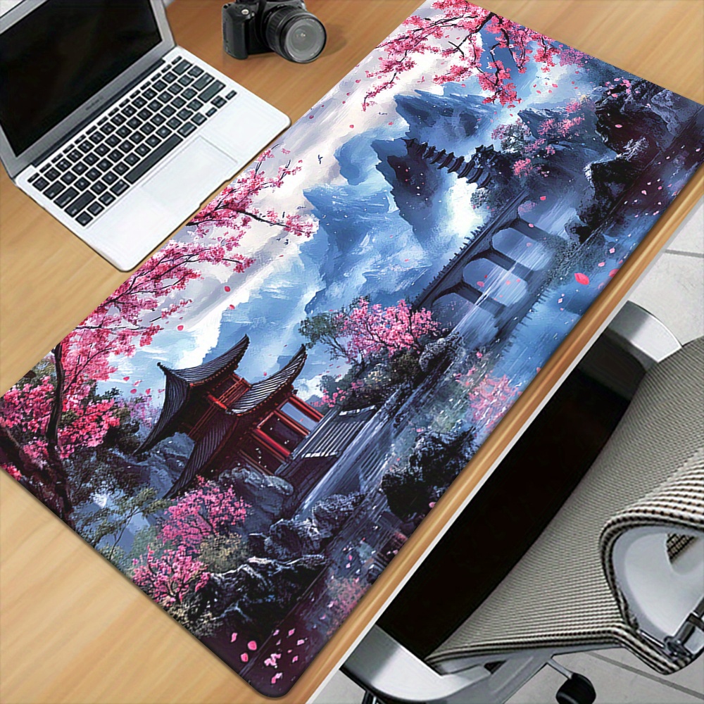 Cherry Blossom Ink Painting La - đánh giá và giá Play Mat Neoprene