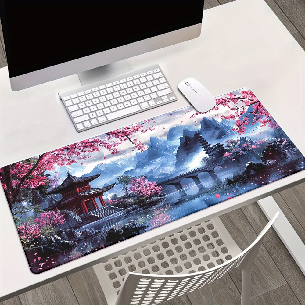 Cherry Blossom Ink Painting La - đánh giá và giá Play Mat Neoprene