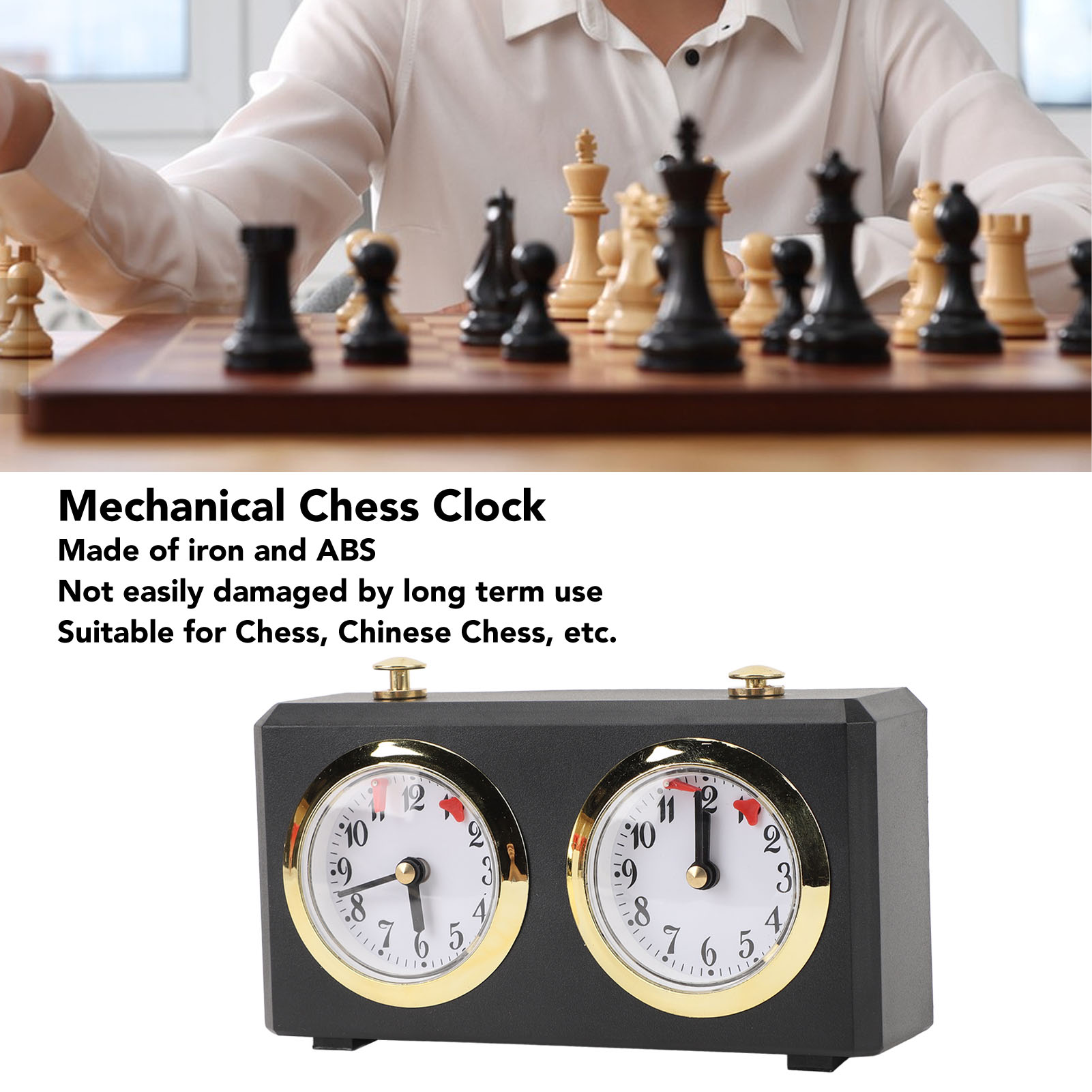 Analog Chess Clock Reduce Pres - đánh giá và giá Board Game Vintage