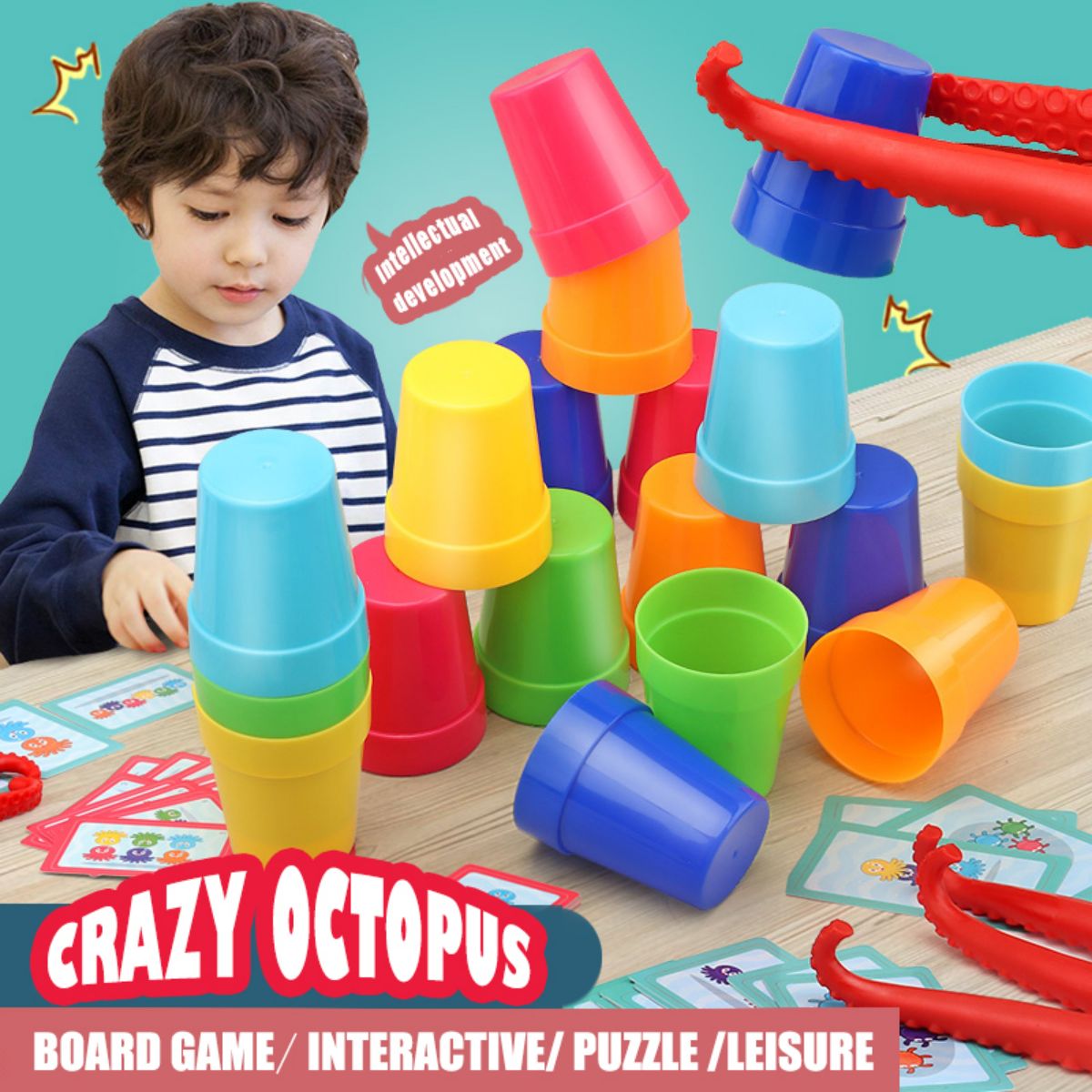 Crazy Octopus Parent-Child Int - đánh giá và giá Board Game Quick