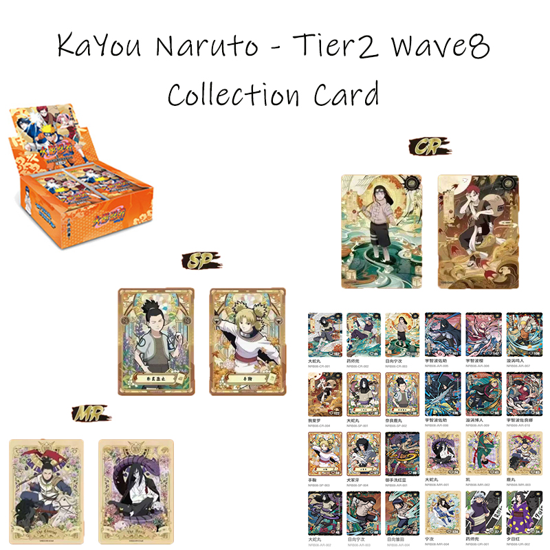 KAYOU Collection Cards Naruto  - đánh giá và giá Board Game Naruto