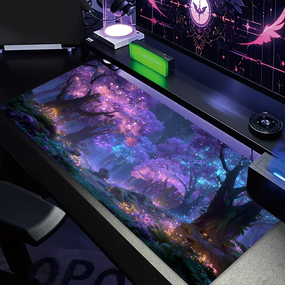 Mysterious Purple Forest large - đánh giá và giá Play Mat Neoprene