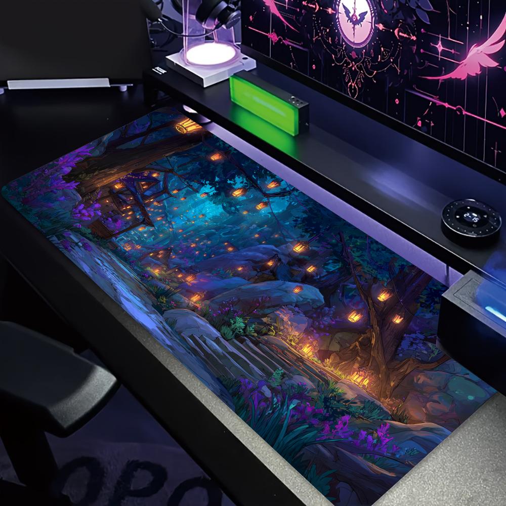 Mysterious Purple Forest large - đánh giá và giá Play Mat Neoprene