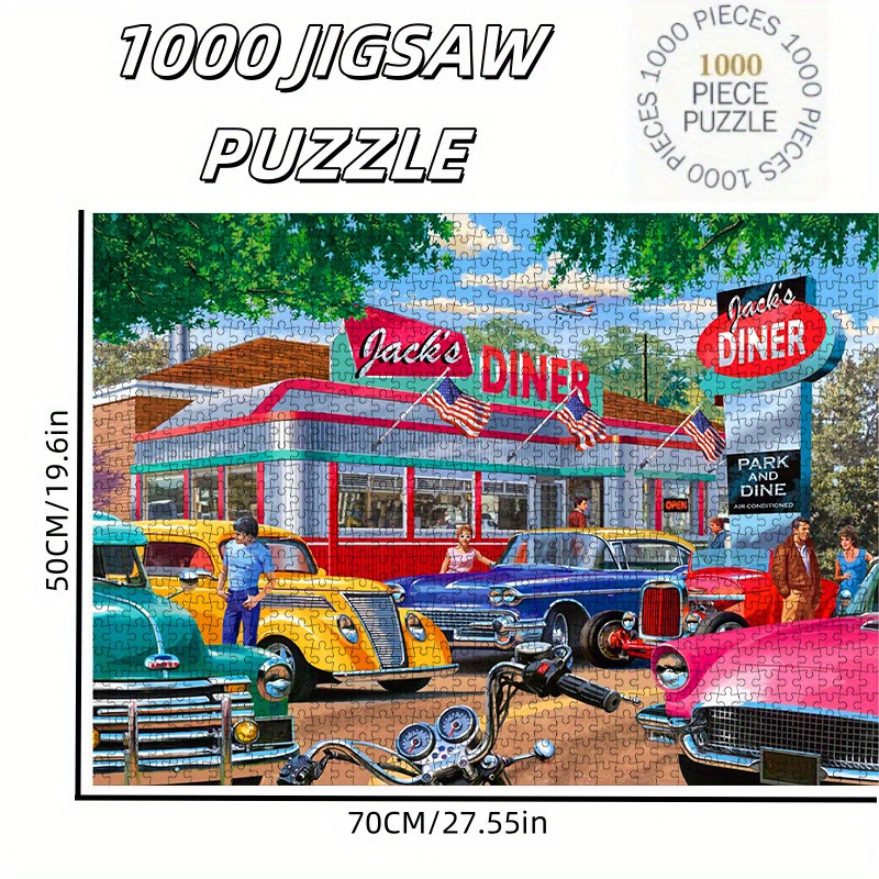 Vintage American Diner & Class - đánh giá và giá Jigsaw Puzzle Adult