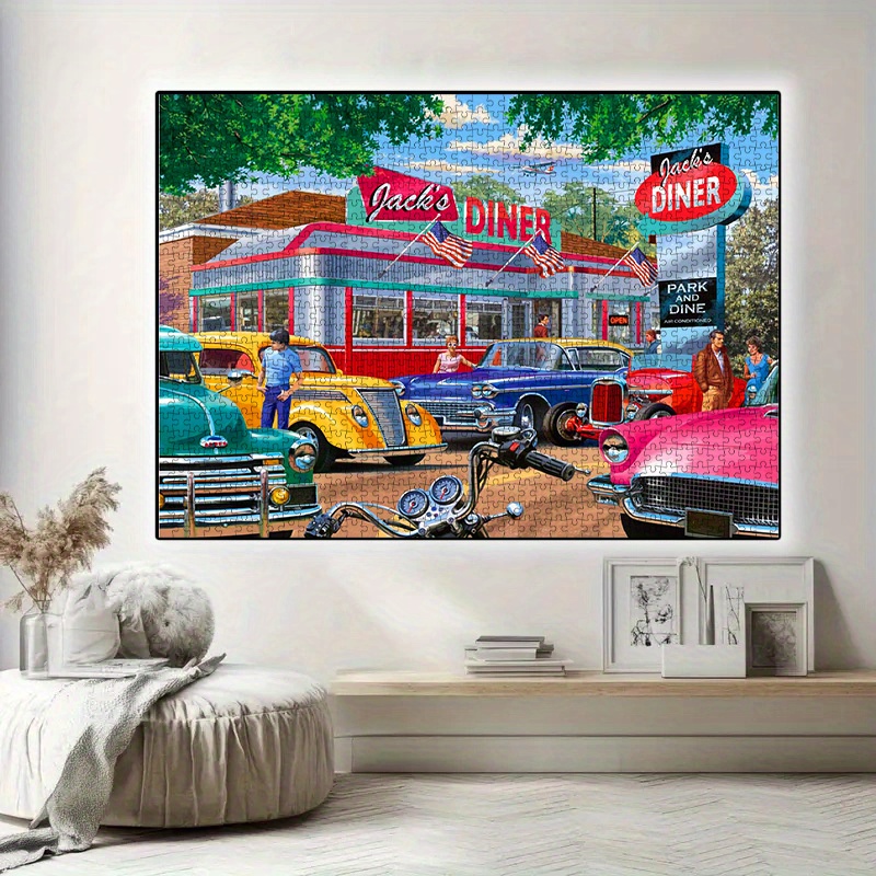 Vintage American Diner & Class - đánh giá và giá Jigsaw Puzzle Adult