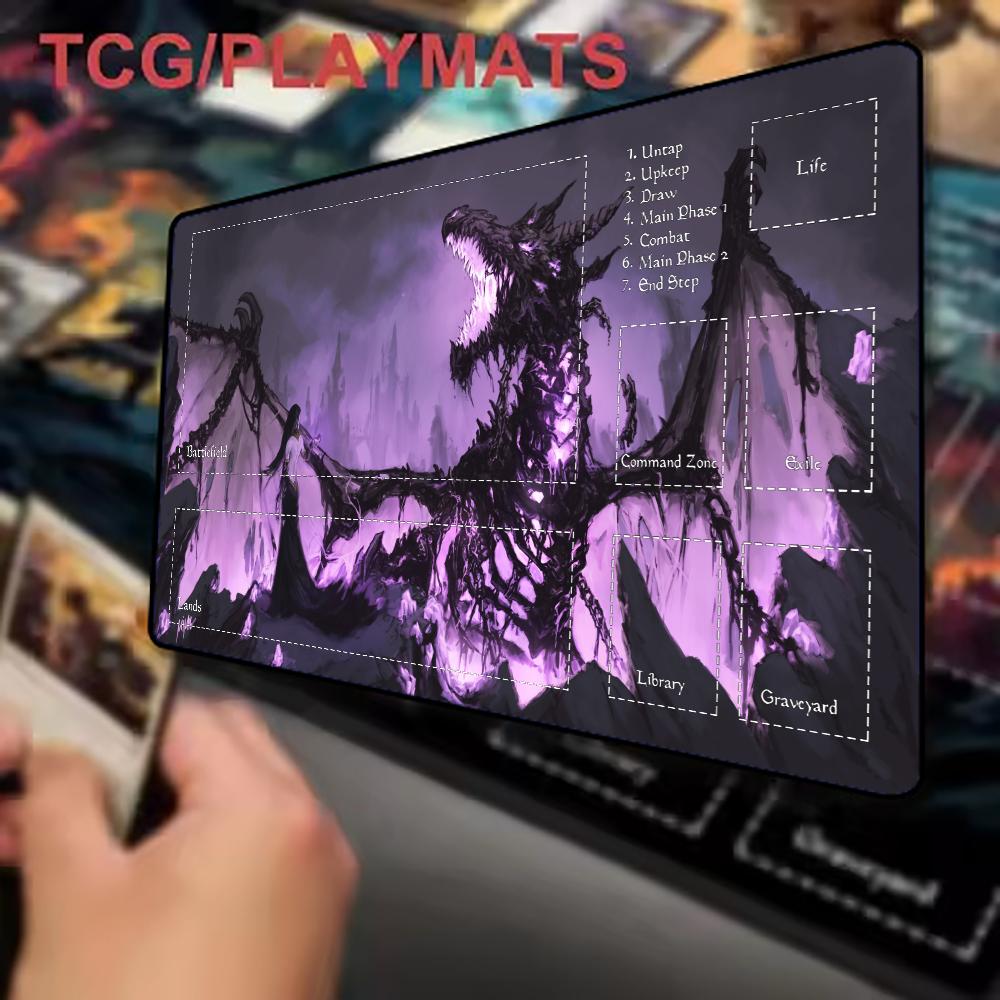 Dark Purple Skeleton Dragon Pl - đánh giá và giá Play Mat Neoprene