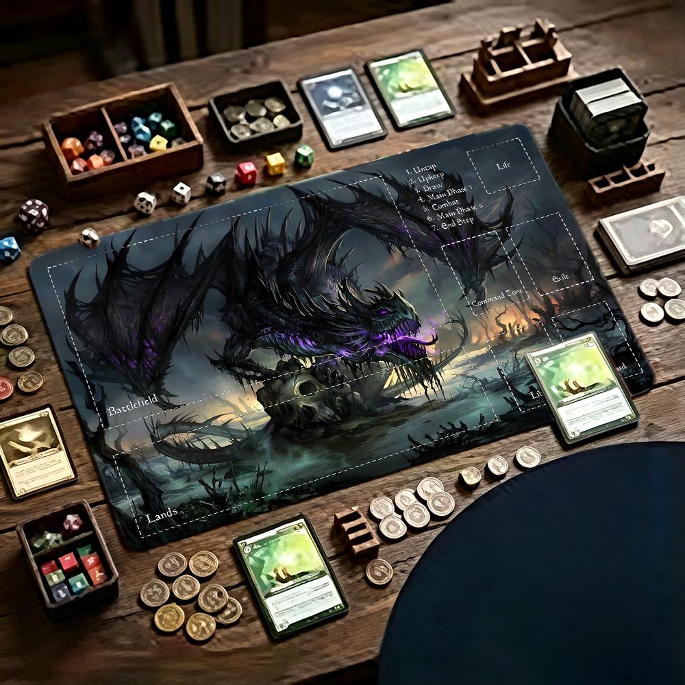Dark Purple Skeleton Dragon Pl - đánh giá và giá Play Mat Neoprene