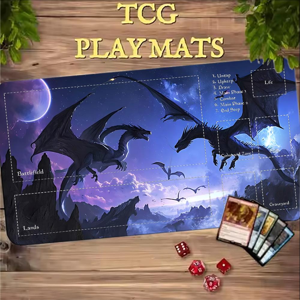 Dark Purple Skeleton Dragon Pl - đánh giá và giá Play Mat Neoprene