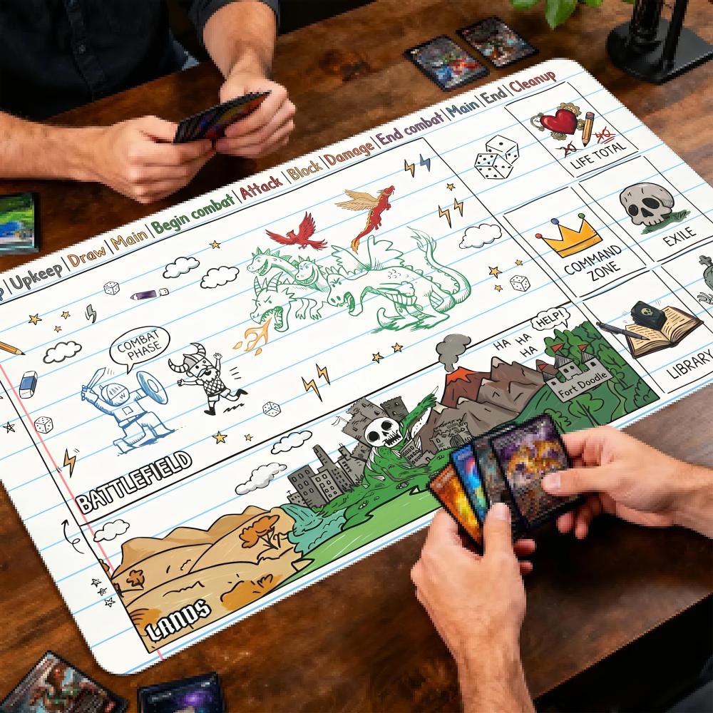 Doodled in Notebook Funny Magi - đánh giá và giá Play Mat Neoprene